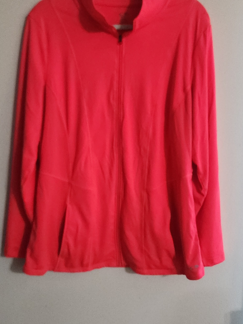 Champion Duo Dry Bright Coral Pink Full Zip Athletic Track Jacket Size XXL